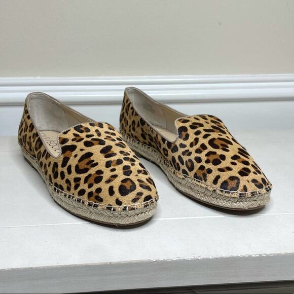 New Sole Society 'Sammah' Leopard Animal Print Espadrilles Size 10 - Picture 3 of 6